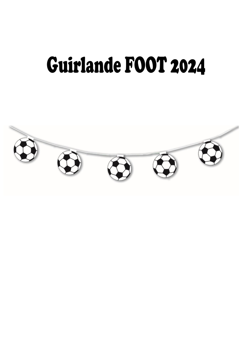 Guirlande ballons - VM Stores