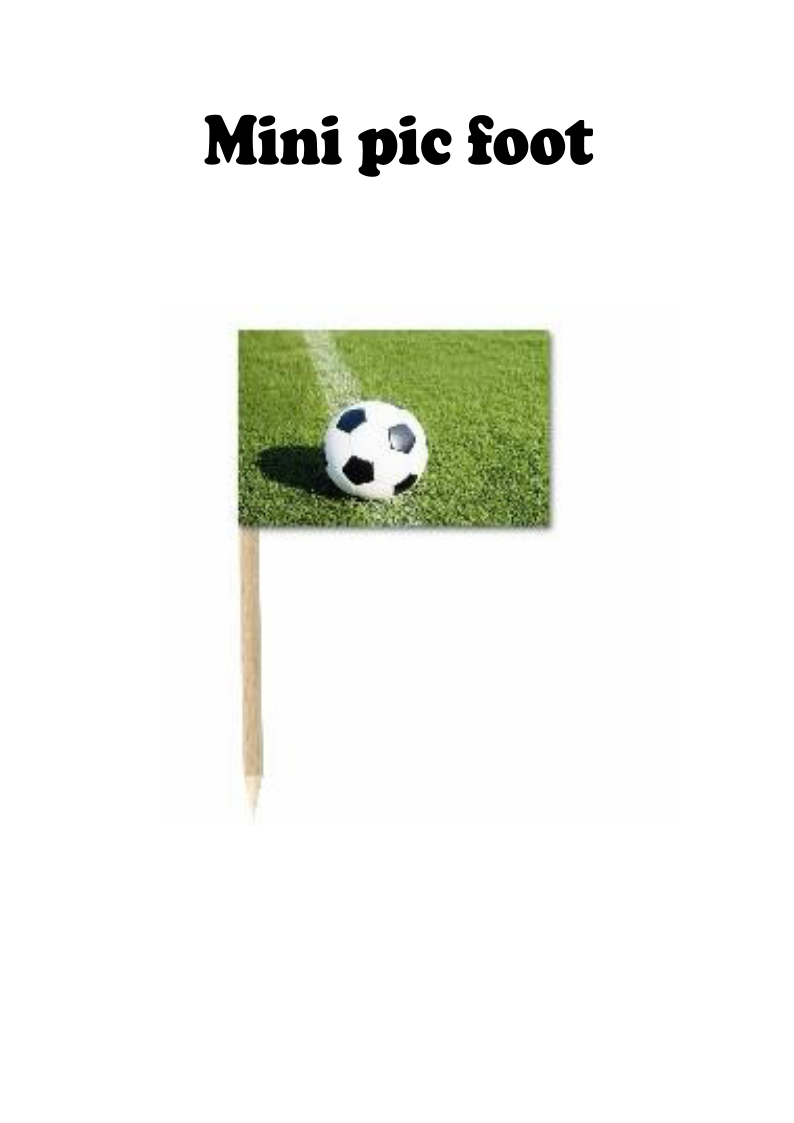 Mini pic foot - VM Stores