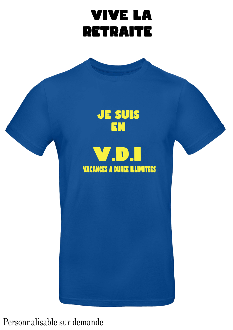Tee-shirt unisexe Retraite - VM Stores