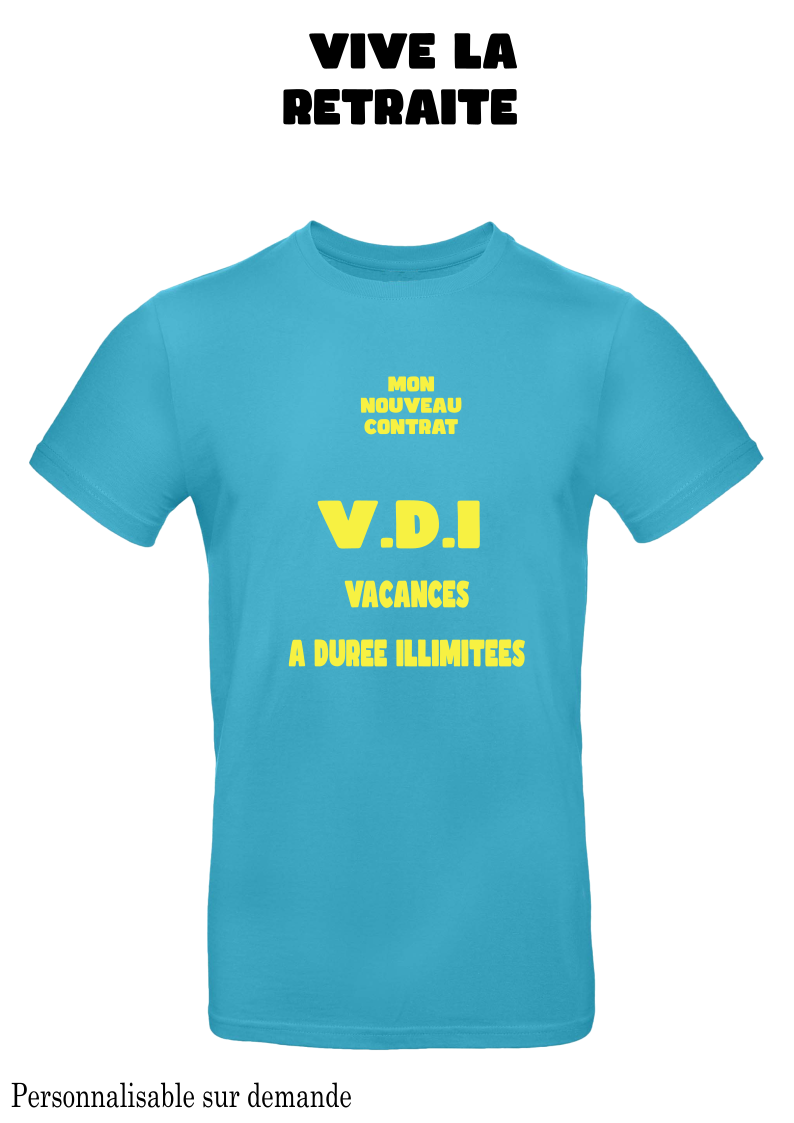 Tee-shirt unisexe Retraite - VM Stores
