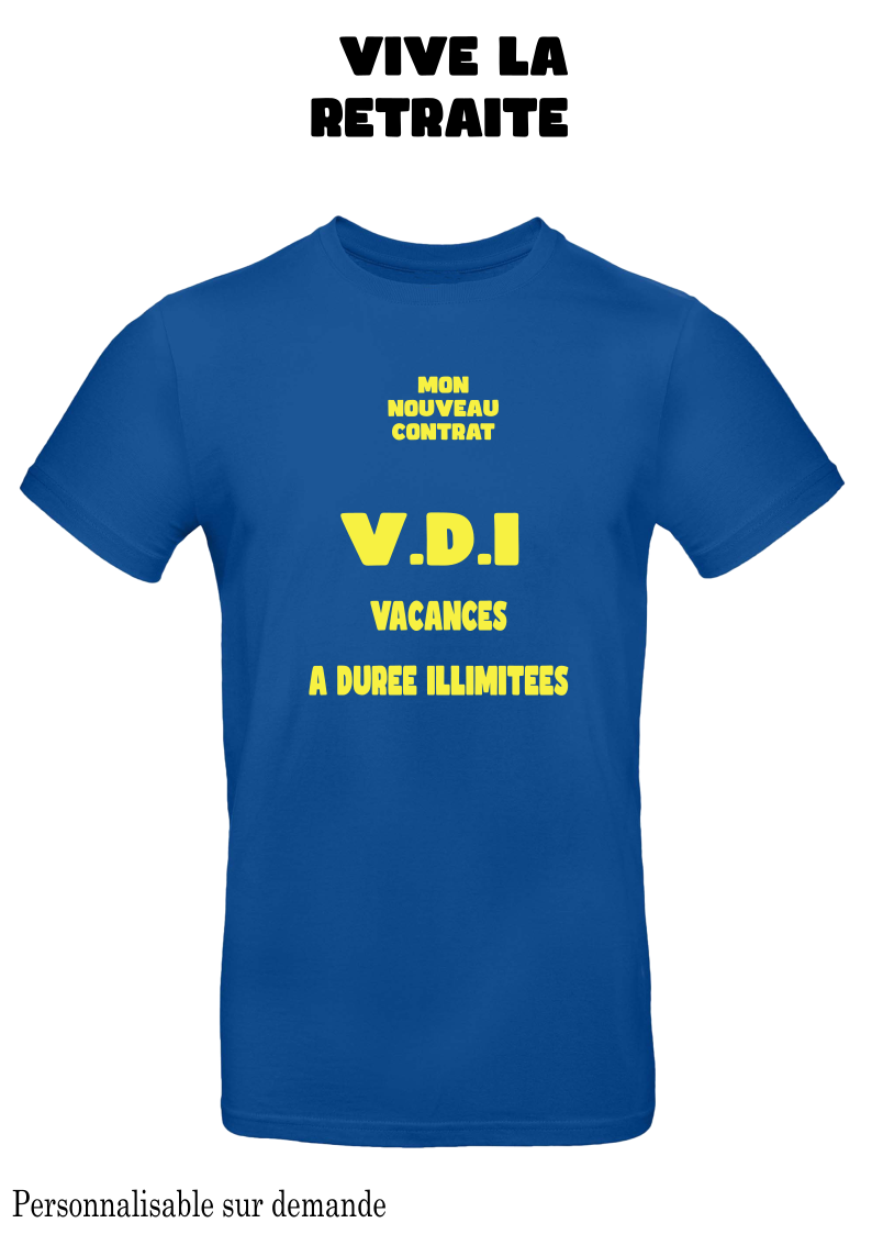 Tee-shirt unisexe Retraite - VM Stores