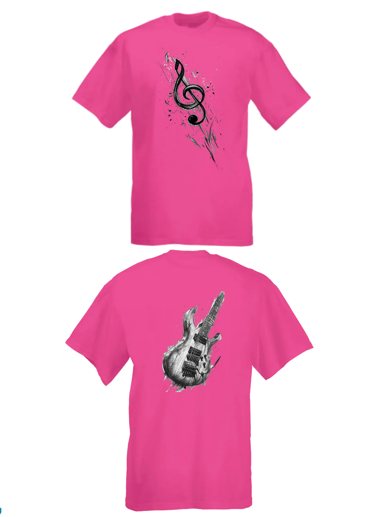 Tee-shirt musique/instruments unisex - VM Stores
