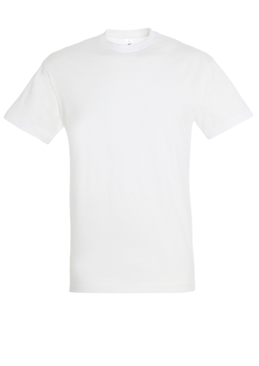 Devant tee-shirt blanc à personnaliser - VM Stores