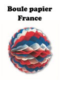 Boule papier France - VM Stores