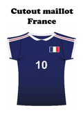 Cutout maillot France - VM Stores
