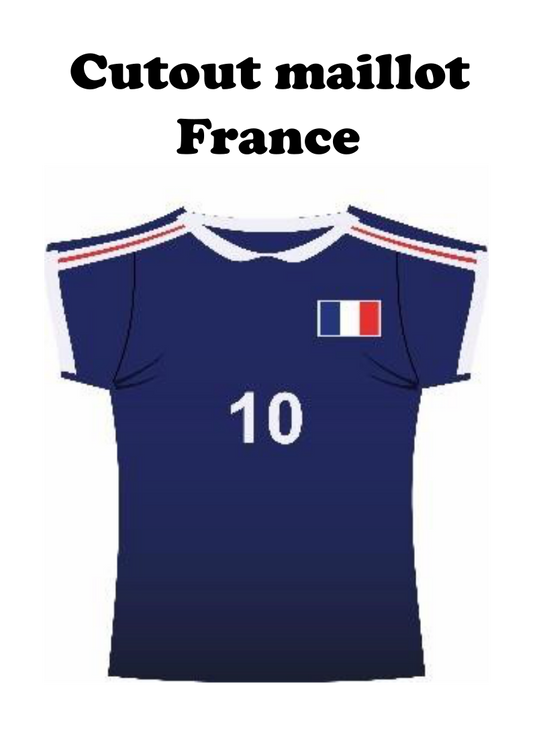 Cutout maillot France - VM Stores