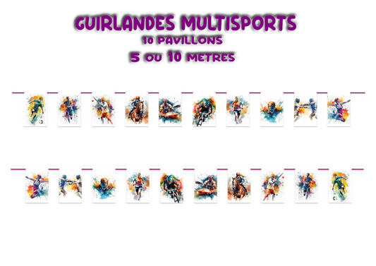 GUIRLANDES MULTISPORTS - VM Stores