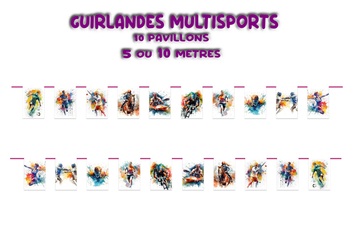 GUIRLANDES MULTISPORTS - VM Stores