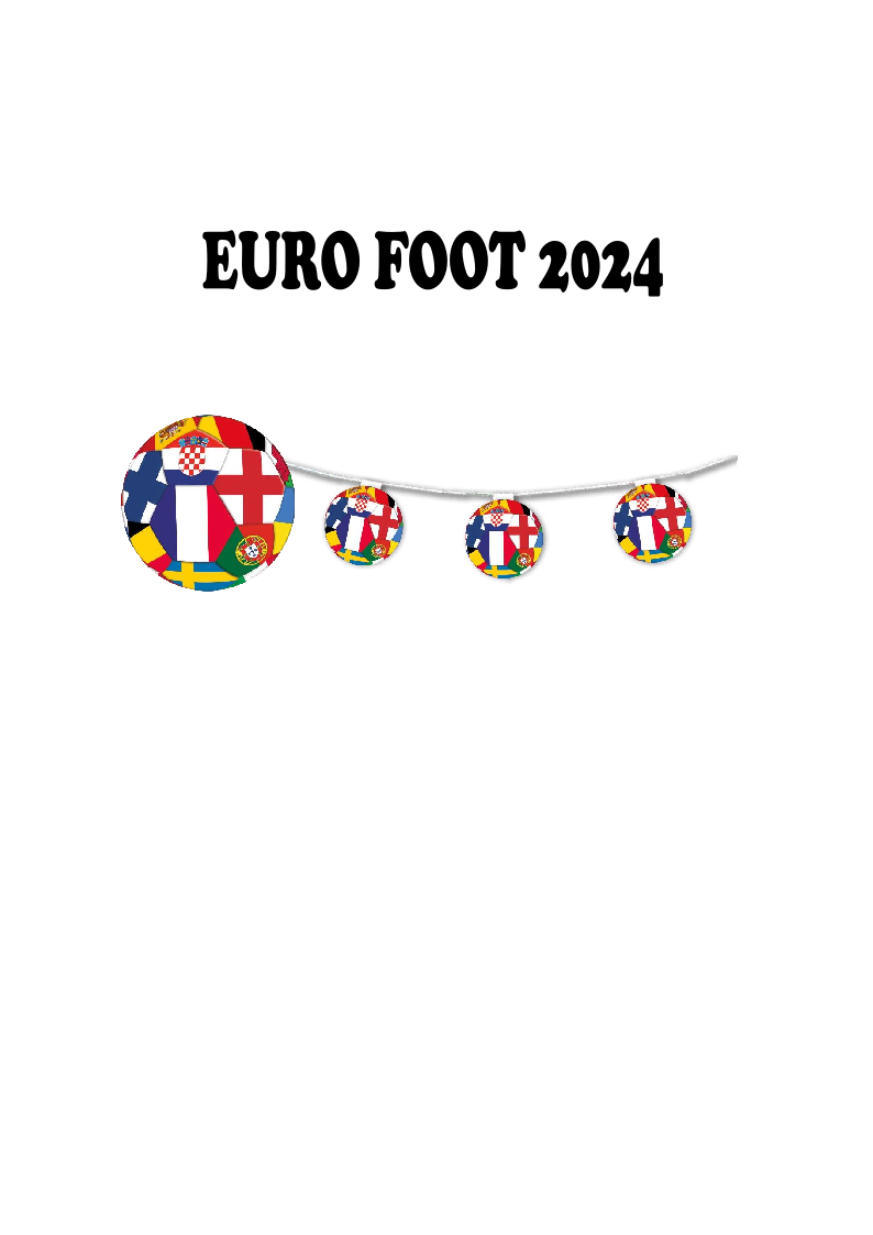 Guirlande papier ballons pays - VM Stores