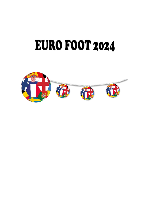 Guirlande papier ballons pays - VM Stores