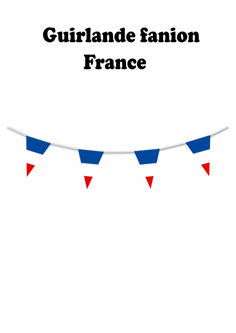 Guirlande triangulaire France - VM Stores