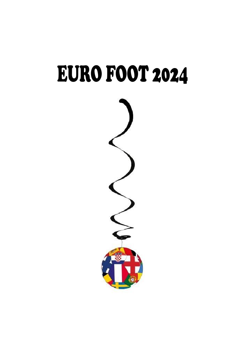 Suspensions ballons multi-nations Foot 2024 - VM Stores