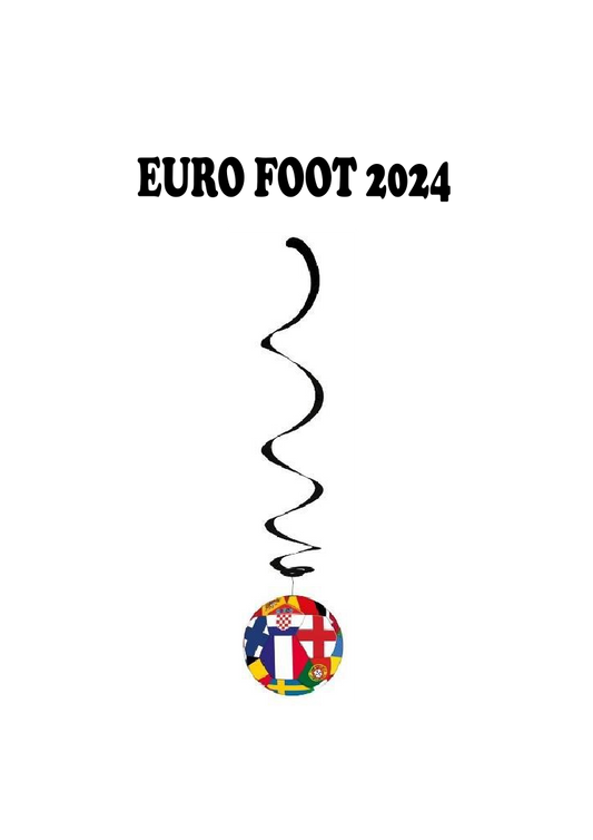 Suspensions ballons multi-nations Foot 2024 - VM Stores