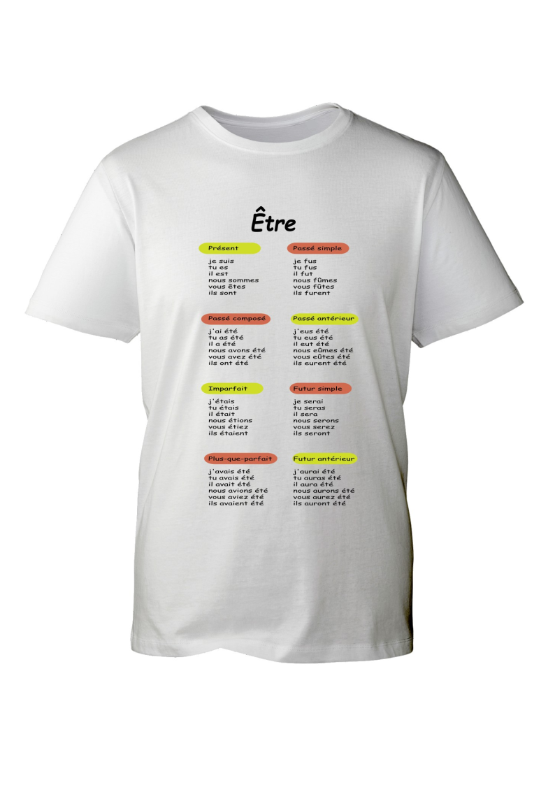 Tee-shirt Conjugaison - VM Stores