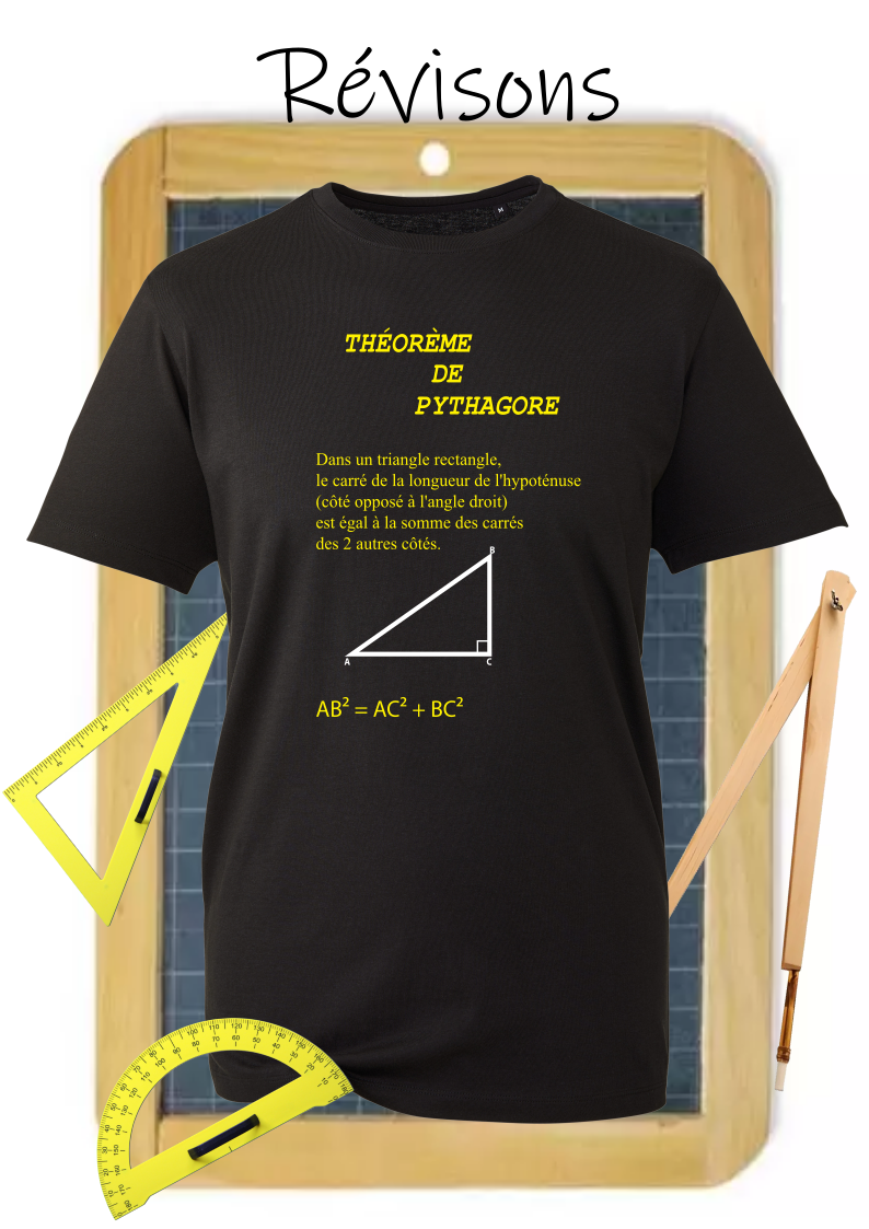 Tee-shirt Pythagore - VM Stores