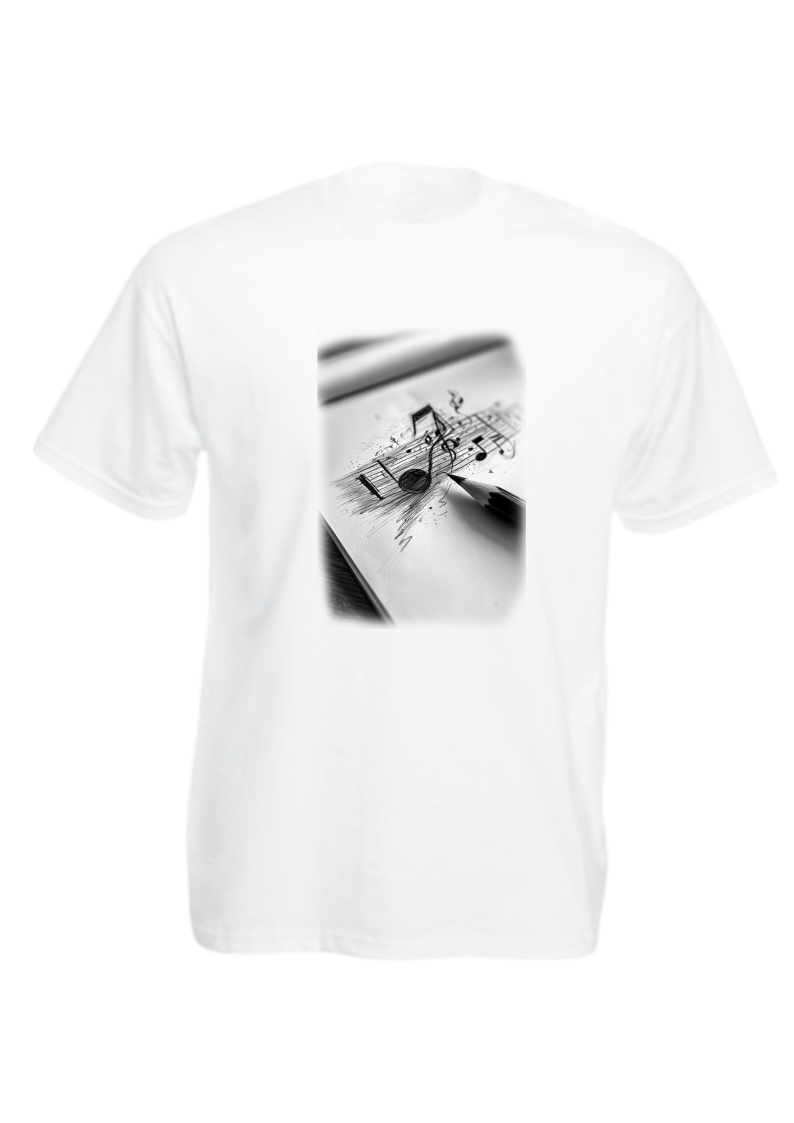 Tee-shirt musique/instruments unisex - VM Stores
