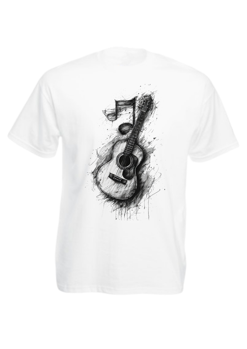 Tee-shirt musique/instruments unisex - VM Stores