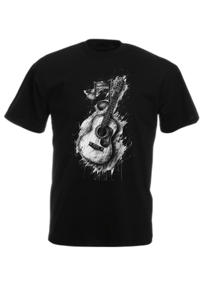 Tee-shirt musique/instruments unisex - VM Stores