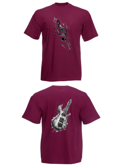Tee-shirt musique/instruments unisex - VM Stores