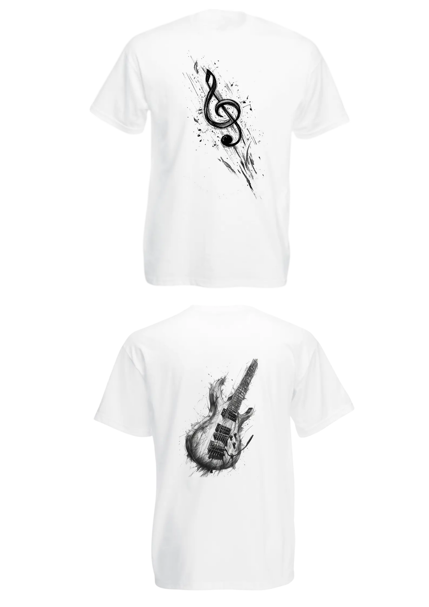 Tee-shirt musique/instruments unisex - VM Stores