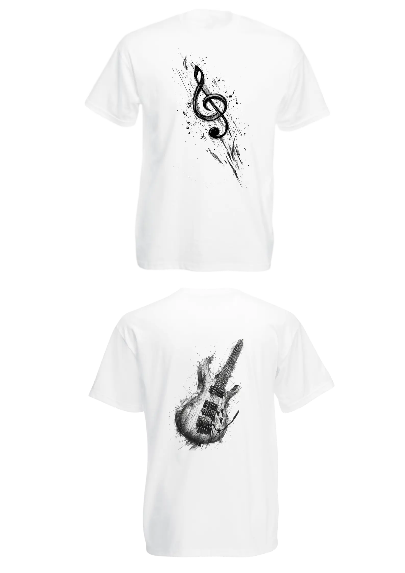 Tee-shirt musique/instruments unisex - VM Stores