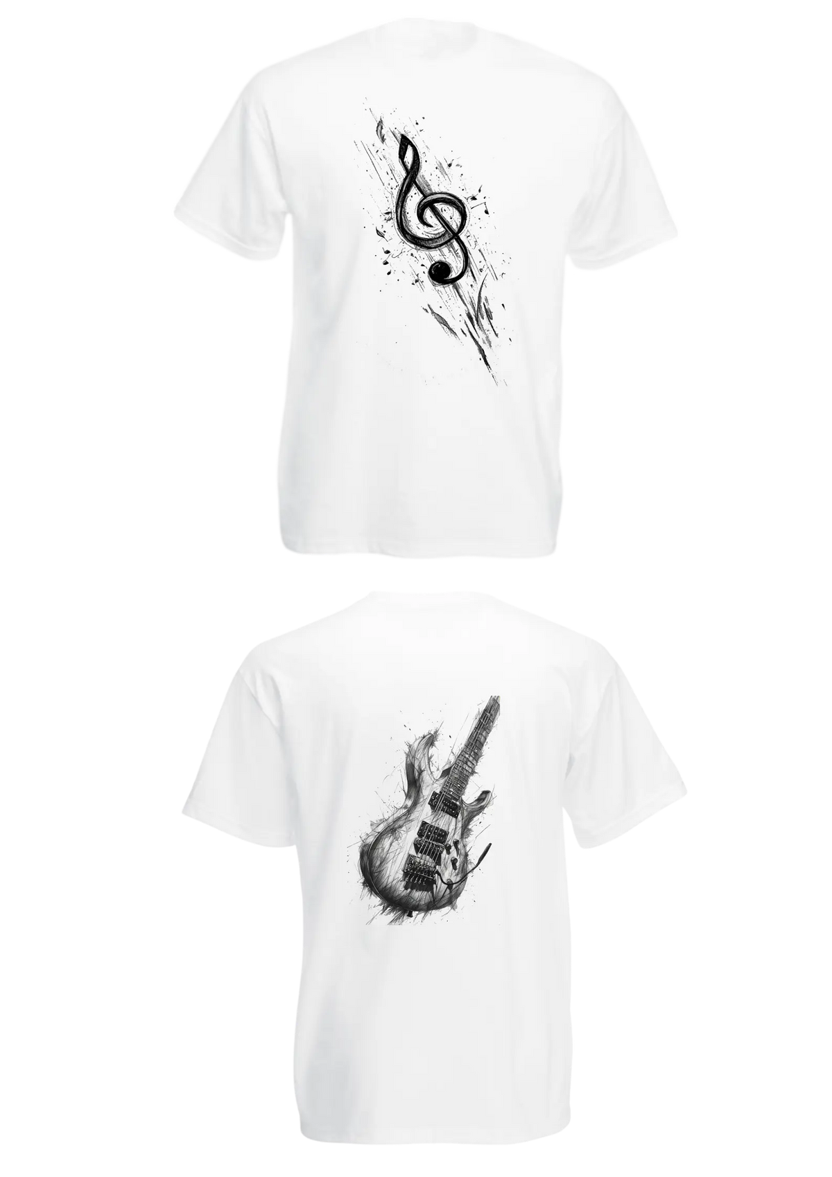 Tee-shirt musique/instruments unisex - VM Stores