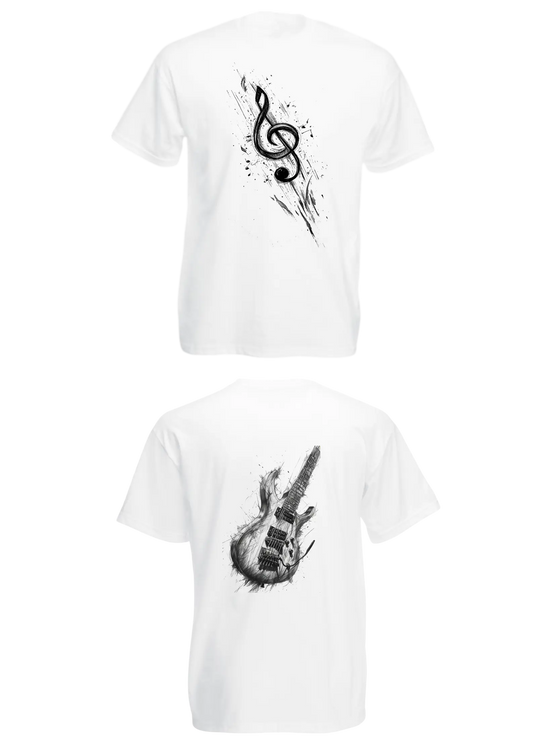 Tee-shirt musique/instruments unisex - VM Stores