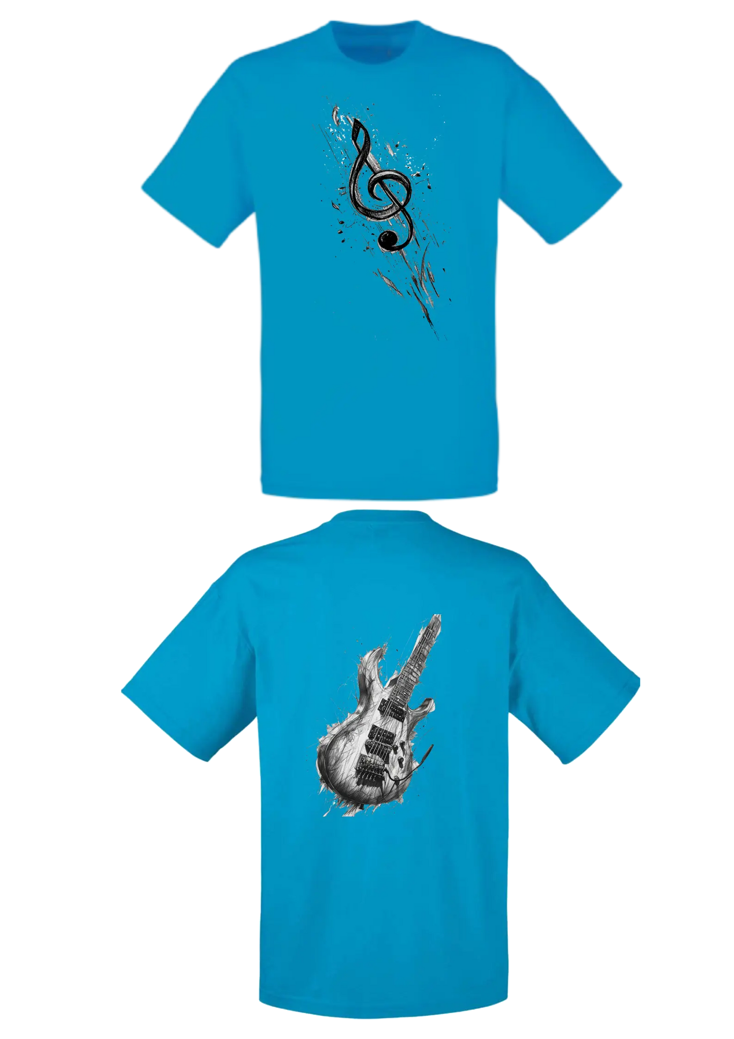 Tee-shirt musique/instruments unisex - VM Stores