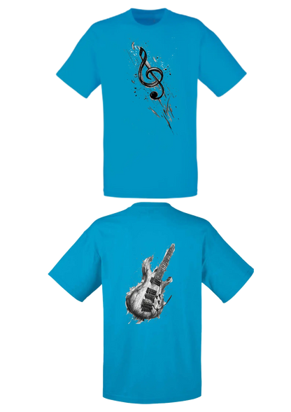Tee-shirt musique/instruments unisex - VM Stores