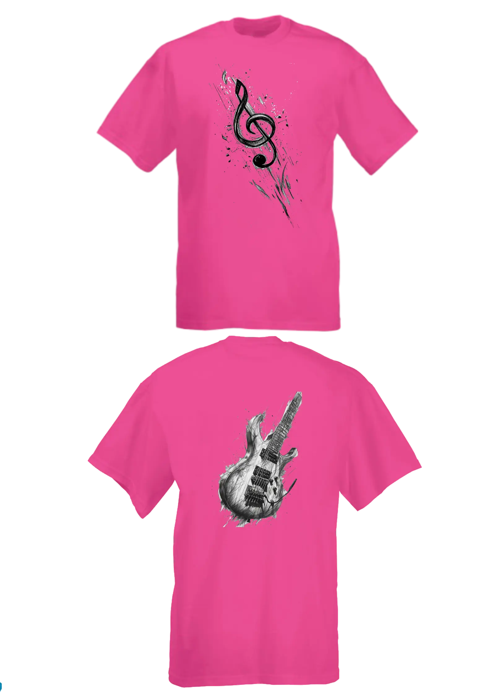 Tee-shirt musique/instruments unisex - VM Stores