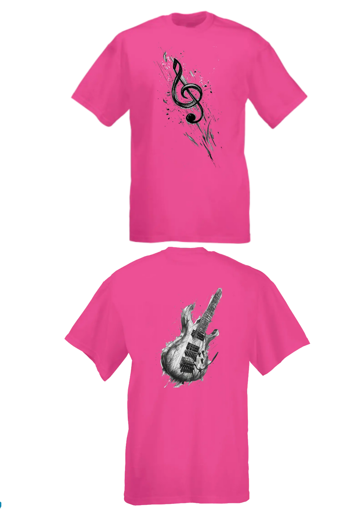 Tee-shirt musique/instruments unisex - VM Stores