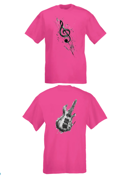 Tee-shirt musique/instruments unisex - VM Stores
